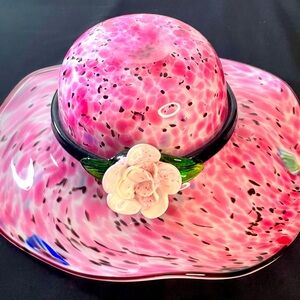 Murano Glass Hat - Beautiful Life Size Design